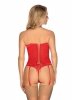 Obsessive Gorset Flameria czerwony